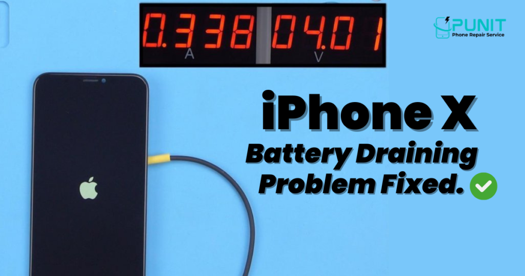 iPhone X Battery Draining Problem Fixed.