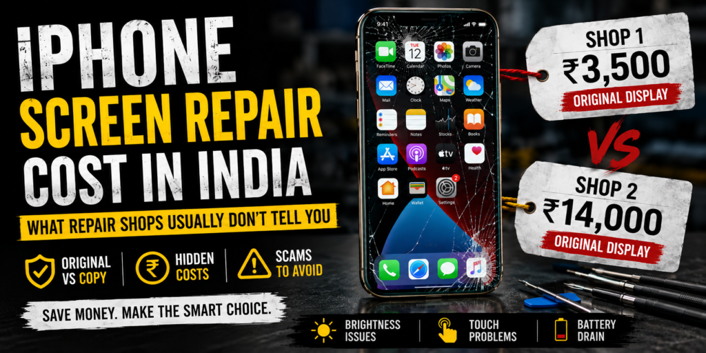 iPhone Screen Repair Cost in India